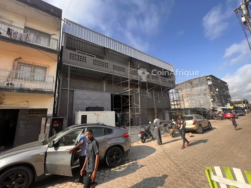 Dépôt industriel 200 m² + mezzanine avec monte-charge — Treichville