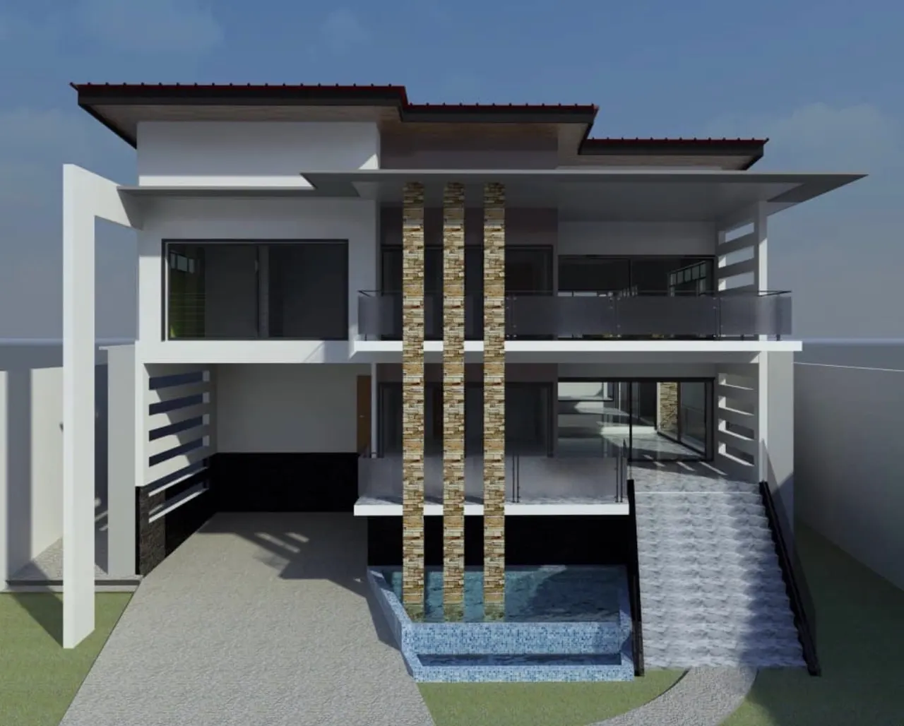 Villa duplexe inachevée à Cocody Riviera Bonoumin