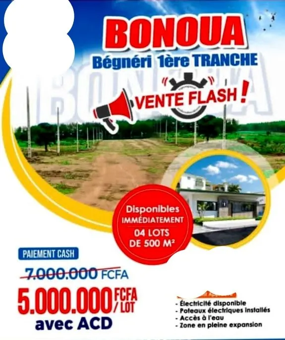 Terrain avec ACD individuel — Bonoua Begneri