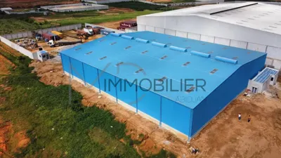 Entrepôt 8 511 m² avec stockage couvert — Attinguié PK 26